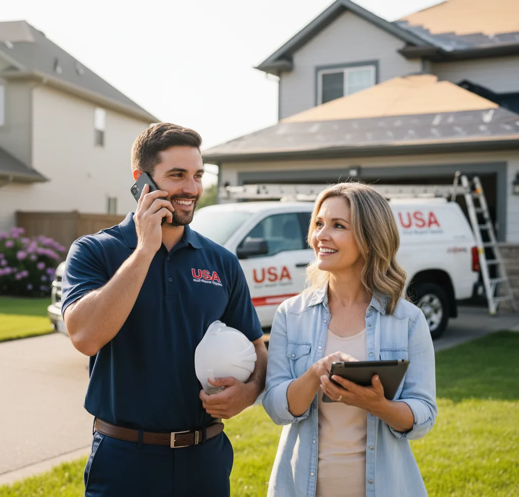 USA Roof Repair Experts customer support in North Haverhill